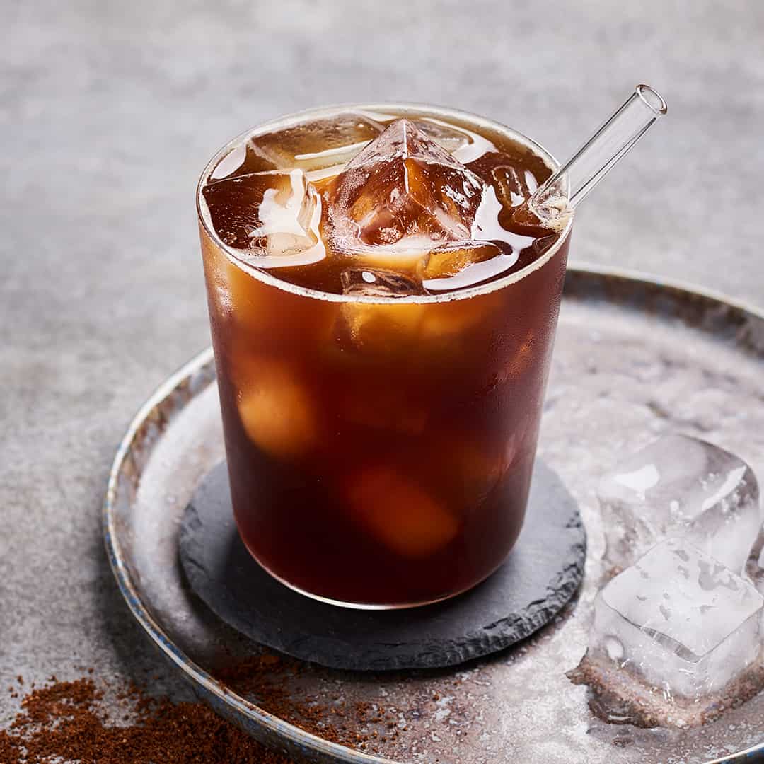 Americano Iced kopi hitam dingin